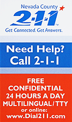 Nevada County 2-1-1