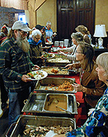 Community Celebration at the Stonehouse, Nevada City, California.