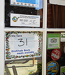 Matteos Public with Gratitude Bowls